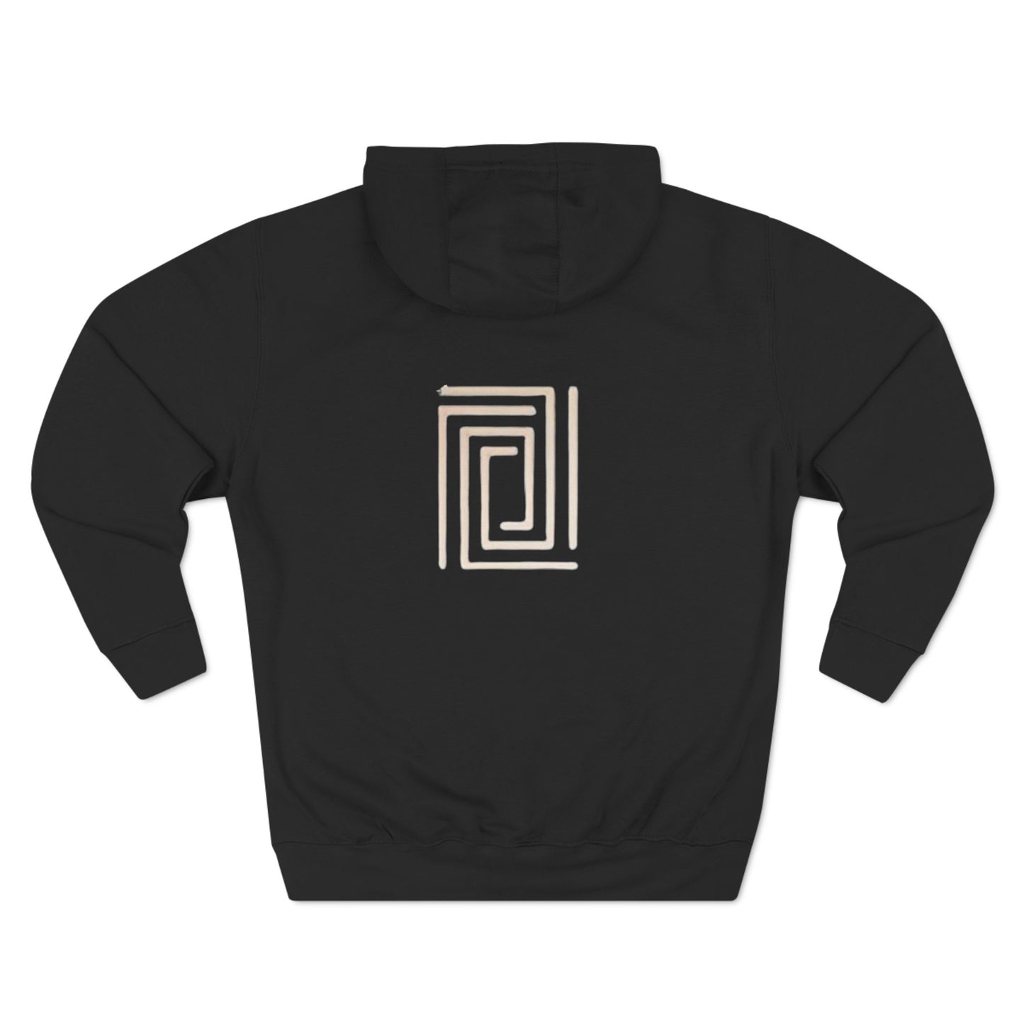 Three-Panel Fleece Pullover Hoodie | Portal Clothing