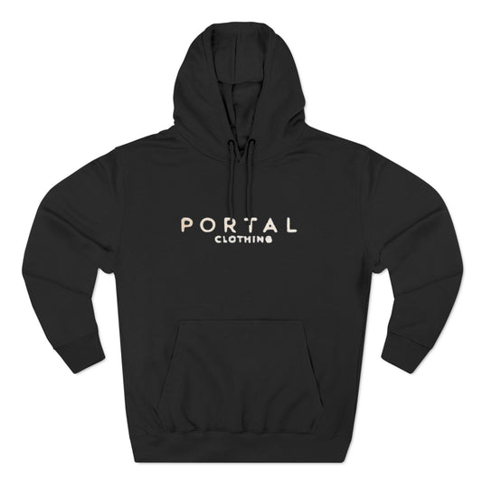 Three-Panel Fleece Pullover Hoodie | Portal Clothing