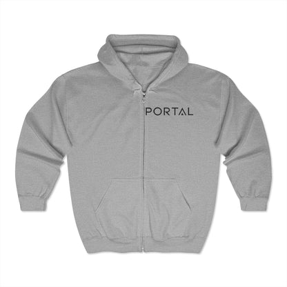 Unisex Heavy Full Zip Hooded Sweatshirt | Portal Clothing