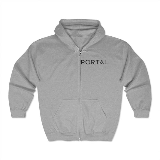 Unisex Heavy Full Zip Hooded Sweatshirt | Portal Clothing